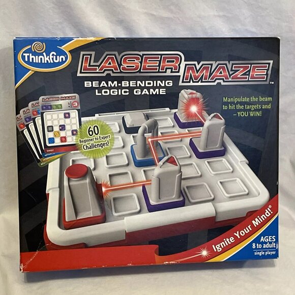 LASER MAZE Beam Bending Logic Game - STEM Toy - Board Game - Complete - Picture 6 of 11